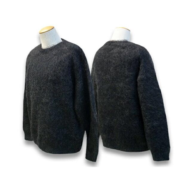 全2色【CWORKS/シーワークス】2022AW「Shaggy Mohair Sweater”Right