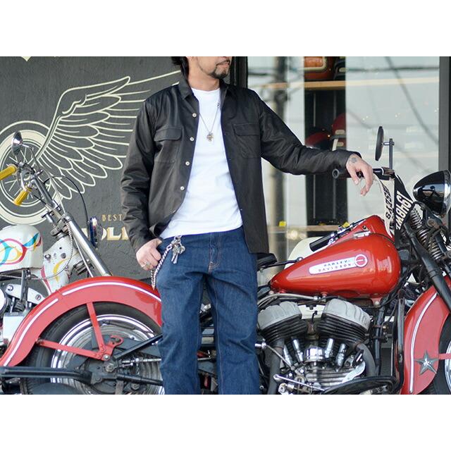 2026年 【CWORKS/シーワークス】2022SS「Deerskin Open Collar Shirts”Positive Three”/ディアスキンオープンカラーシャツ”ポジティブスリー”」(CWST008)アメカジ 【WSO2458935834】(89566円)