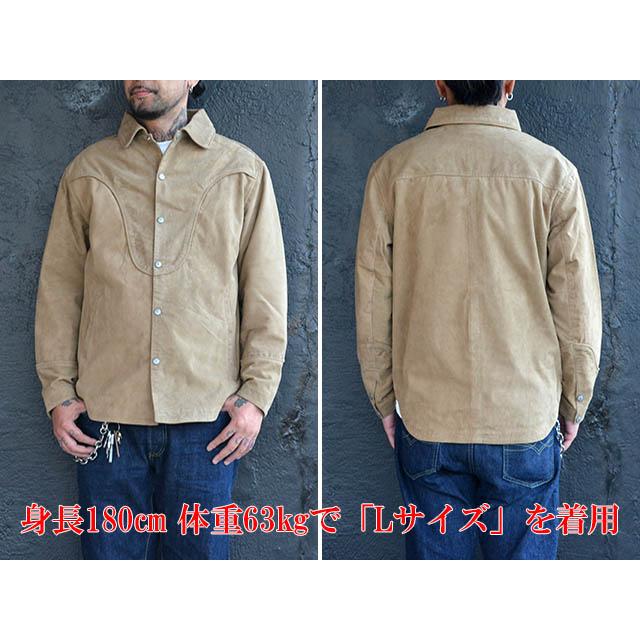 全2色【DRESS HIPPY/ドレスヒッピー】2023AW「Wood Stock Suede Shirt