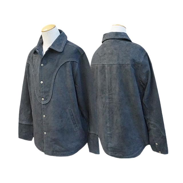 全2色【DRESS HIPPY/ドレスヒッピー】2023AW「Wood Stock Suede Shirt