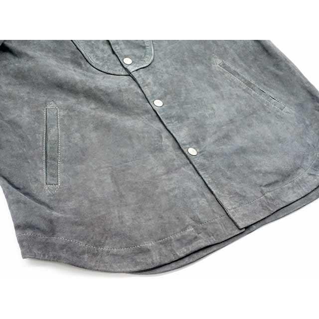 全2色【DRESS HIPPY/ドレスヒッピー】2023AW「Wood Stock Suede Shirt
