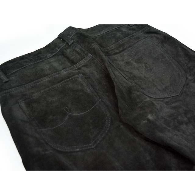 新品タグ付 Dress Hippy 牛革 レザーパンツ 黒 S DRESS HIPPY/ドレスヒッピー】2025AW「Topper Leather Pants/トッパー