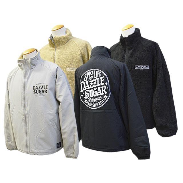 全2色【DAZZLE SUGAR/ダズルシュガー】2024AW「Reversible Boa Jacket