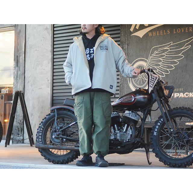 全2色【DAZZLE SUGAR/ダズルシュガー】2024AW「Reversible Boa Jacket