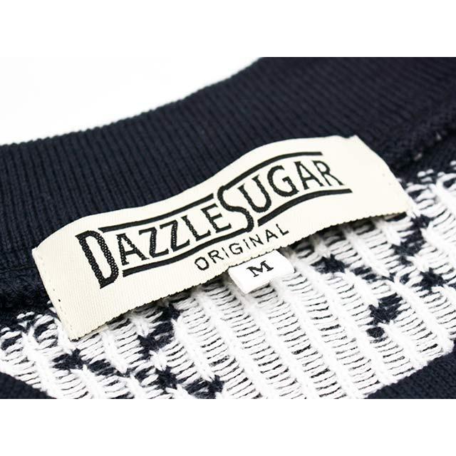 全2色【DAZZLE SUGAR/ダズルシュガー】2025AW「Jacquard Henley L/S