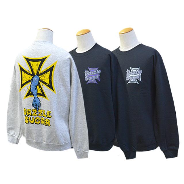 全3色【DAZZLE SUGAR/ダズルシュガー】2025SS「Crew Neck Sweat/クルー