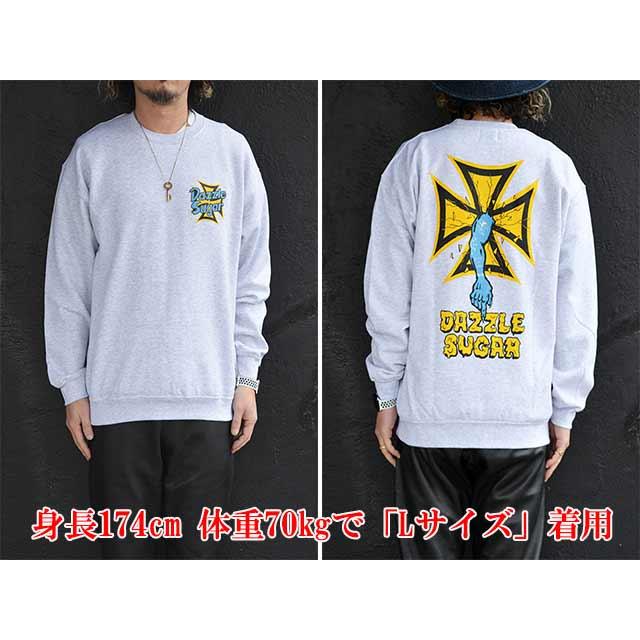 全3色【DAZZLE SUGAR/ダズルシュガー】2025SS「Crew Neck Sweat/クルー