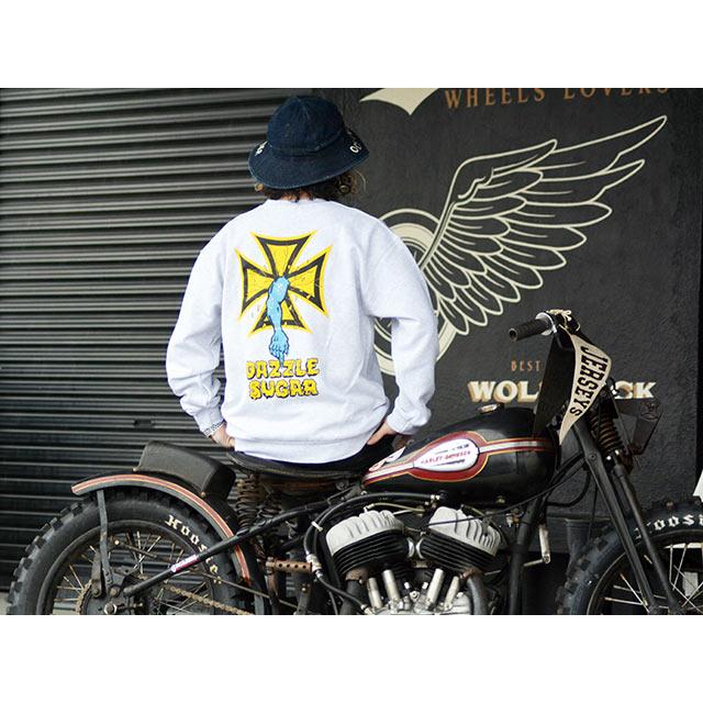 全3色【DAZZLE SUGAR/ダズルシュガー】2025SS「Crew Neck Sweat/クルー