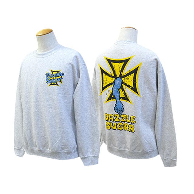 70‘s Wolf distributing company スウェットLサイズ 全3色【DAZZLE SUGAR/ダズルシュガー】2025SS「Crew Neck Sweat/クルー