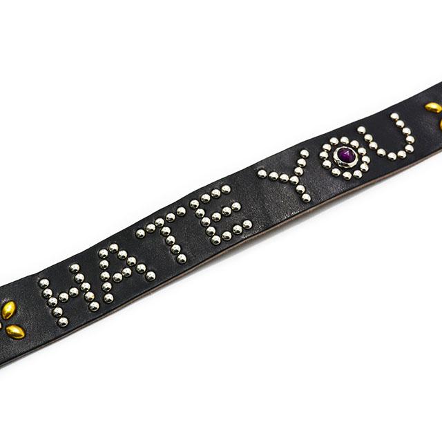 DAZZLE SUGAR/ダズルシュガー】2026SS「HATE YOU Studs Belt”Cross