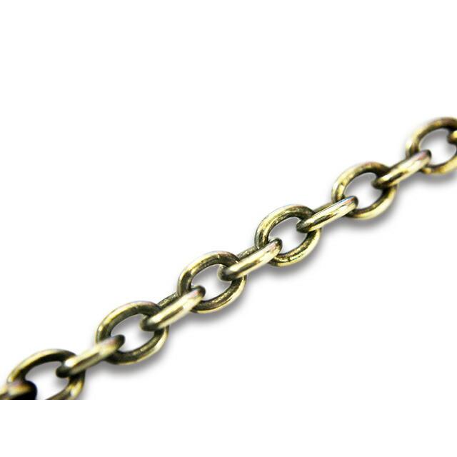 【CHOOKE/チョーク】「Necklace Chain”Small Oval”/ネックレスチェーン”スモールオーバル”」(E-7/65cm)(コイン/ネイティブアクセサリー/ウルフパック)_2