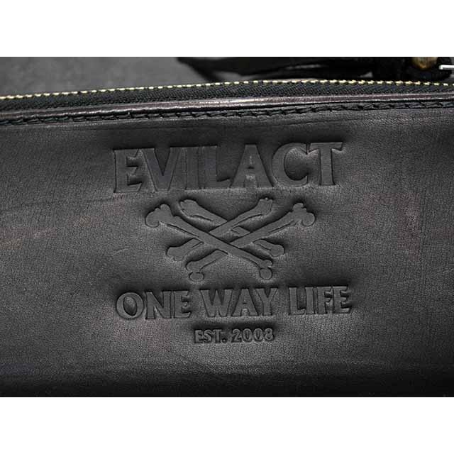 【EVILACT/イーブルアクト】×【AWAKE/アウェイク】「Leather Long Wallet”CROSS BONE”/レザーロングウォレット”クロスボーン”」(EA-AWK-A01)(アメカジ)の画像
