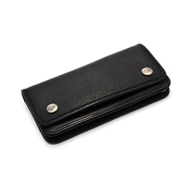 【EVILACT/イーブルアクト】×【AWAKE/アウェイク】「Leather Long Wallet”EVILACT”/レザーロングウォレット”イーブルアクト”」(EA-AWK-A01)(アメカジ)の画像