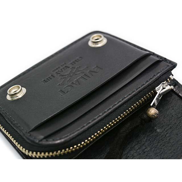 【EVILACT/イーブルアクト】×【AWAKE/アウェイク】「Leather Short Wallet”EVILACT”/レザーショートウォレット”イーブルアクト”」(EA-AWK-A03)(アメカジ)の画像