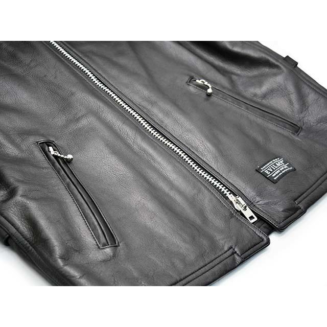 【EVILACT/イーブルアクト】2025AW「Single Riders Jacket/シングルライダースジャケット」(EA-LJ02)(ハーレー/バイカー/アメカジ/ウルフパック)の画像