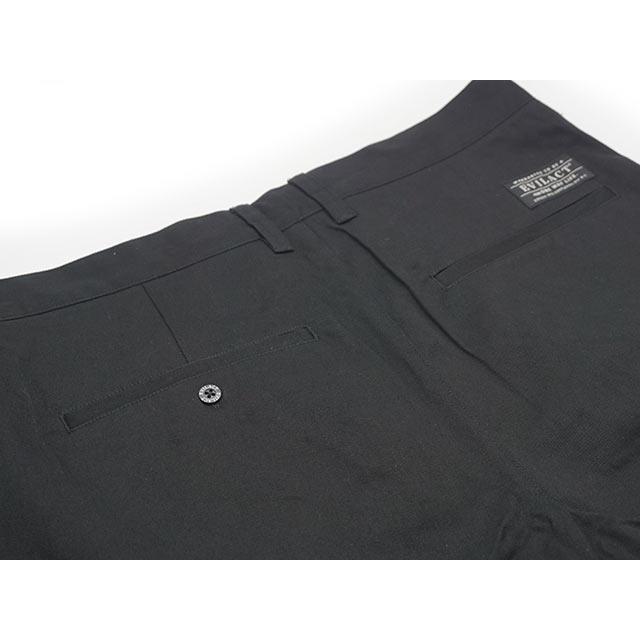 EVILACT ブラック タックチノパン Mサイズ EVILACT TUCK CHINO | EVILACT (イーブルアクト）Official Site