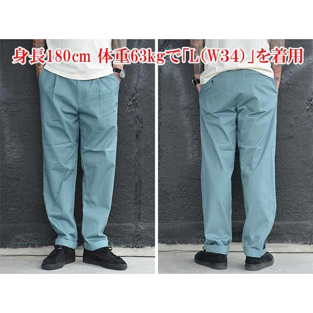 EVILACT ブラック タックチノパン Mサイズ EVILACT TUCK CHINO | EVILACT (イーブルアクト）Official Site