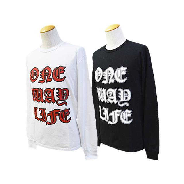 全2色【EVILACT/イーブルアクト】2024SS「One Way Life L/S Tee 