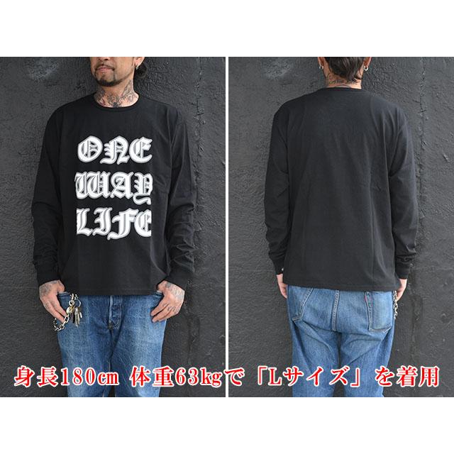 全2色【EVILACT/イーブルアクト】2024SS「One Way Life L/S Tee 