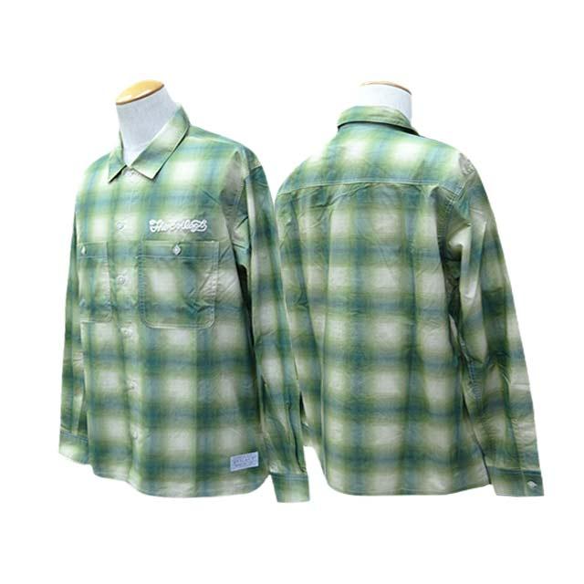 EVILACT OMBLE SHIRT green 長袖シャツ 【公式通販】
