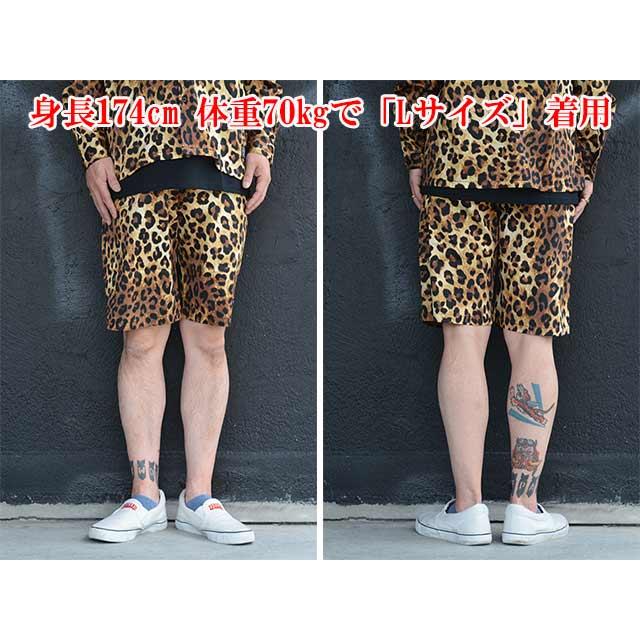 【Mサイズ】EVILACT イーブルアクト レオパード ハーフパンツ 全2色【EVILACT/イーブルアクト】2025SS「Leopard Eazy Shorts
