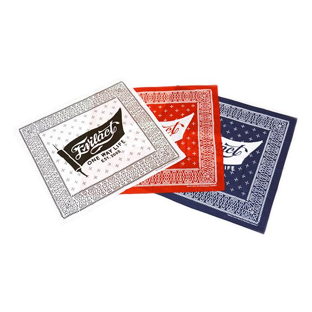 全3色【EVILACT/イーブルアクト】2026SS「Flag Bandana/フラッグバンダナ」(EA25-ACT2-A01)(GOODSPEED equipment/ハーレー/プレゼント/アメカジ/ウルフパック) | 