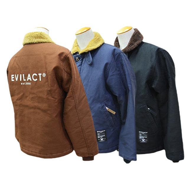 全3色【EVILACT/イーブルアクト】2025AW「MC Deck Jacket/MCデッキジャケット」(EA25-ACT2-J06)(GOODSPEED equipment/ハーレー/アメカジ/ウルフパック)の画像