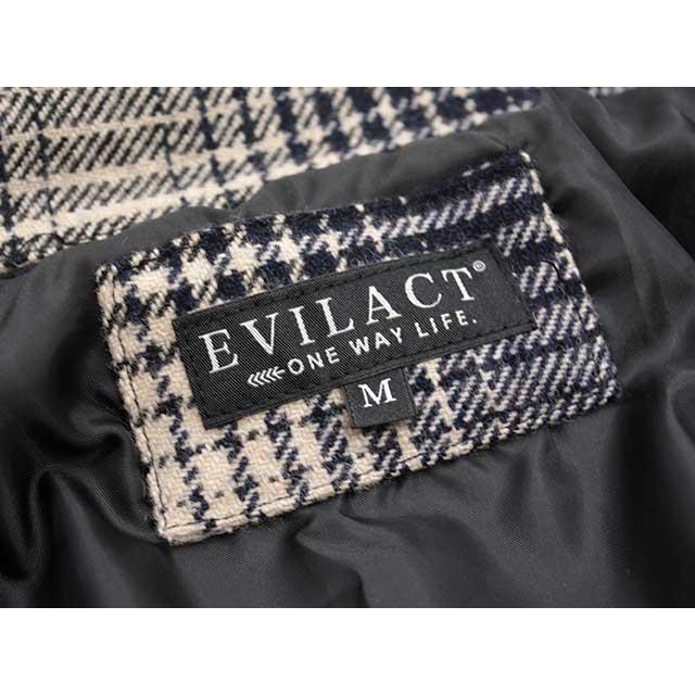 全3色【EVILACT/イーブルアクト】2025AW「Check Padded Jacket