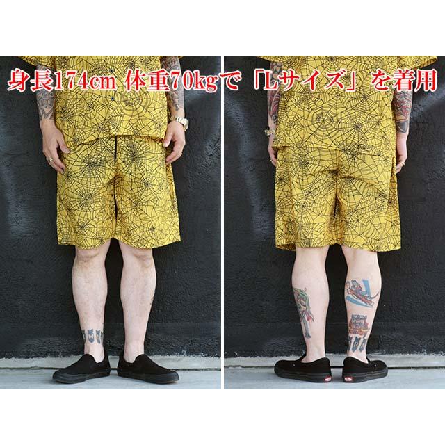 全2色【EVILACT/イーブルアクト】2026SS「SPIDERWEB Eazy Shorts