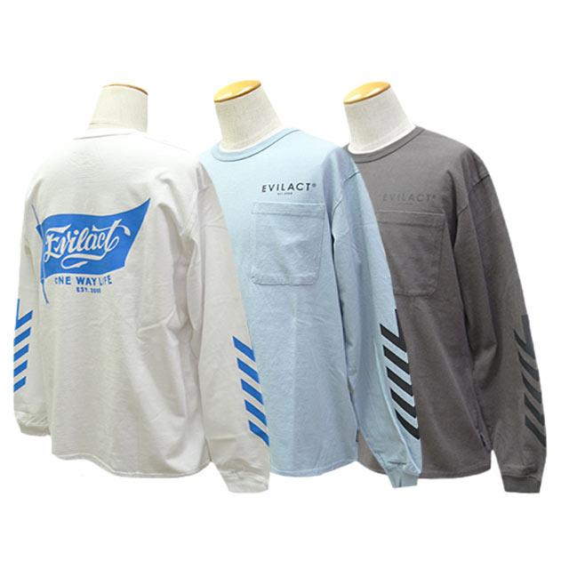 全3色【EVILACT/イーブルアクト】2026SS「FLAG 261 L/S Tee/フラッグ