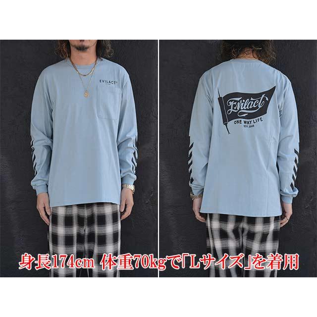 全3色【EVILACT/イーブルアクト】2026SS「FLAG 261 L/S Tee/フラッグ