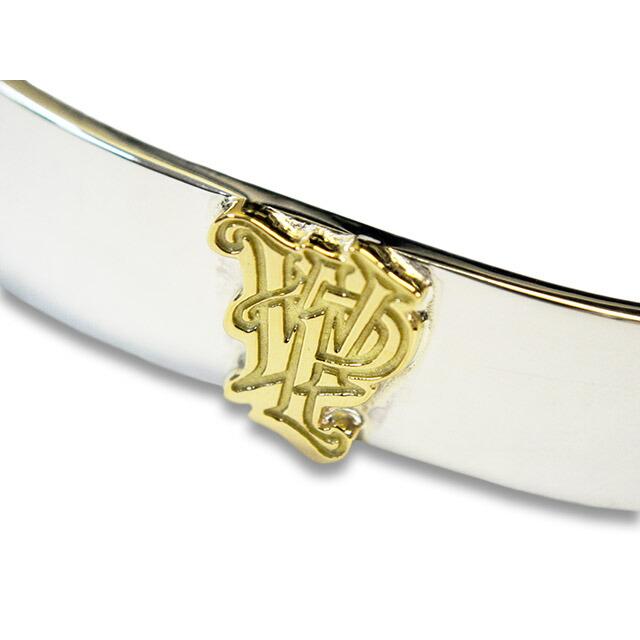 別注【FIRST ARROW's/ファーストアローズ】「Flat Hammered 12mm Bungle with K18 Shakin' Logo /K18シェイキンロゴ付 平打12mmバングル」(BR-WP)(アクセサリー) |  | 03
