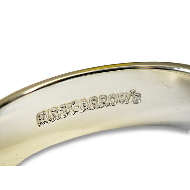 別注【FIRST ARROW's/ファーストアローズ】「Flat Hammered 12mm Bungle with K18 Shakin' Logo /K18シェイキンロゴ付 平打12mmバングル」(BR-WP)(アクセサリー) |  | 04
