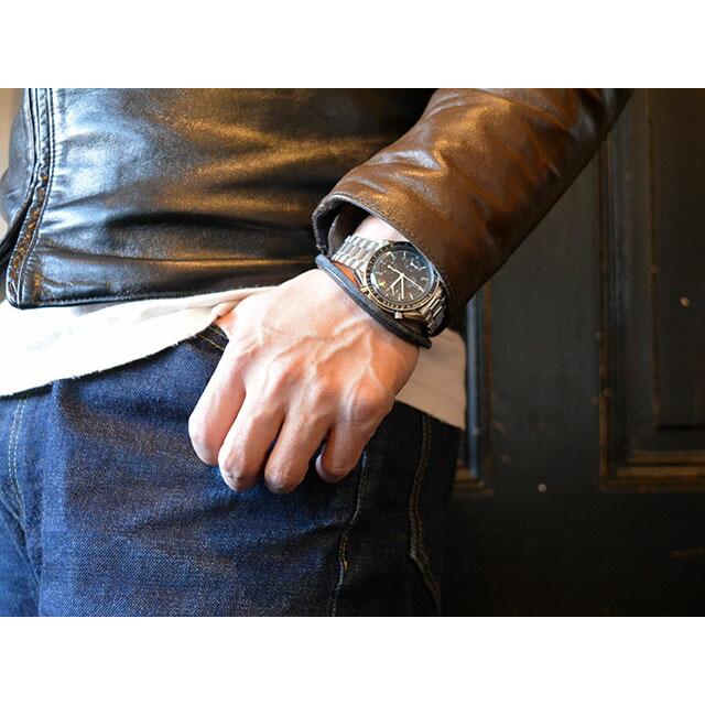 全2色【FIRST ARROW's/ファーストアローズ】「Leather Bracelet/レザー
