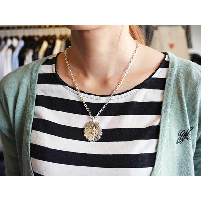 FIRST ARROWS ホイール付きM チェーンネックレス　太角　60cm FIRST ARROW's/ファーストアローズ】「M Necklace Chain with Medicine