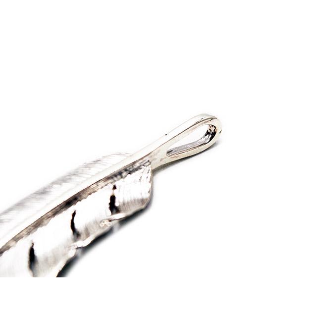 【FIRST ARROW's/ファーストアローズ】「Point K18 Large Feather”Right”/先金ラージフェザー”右向き”」(P-474R)(アクセサリー/プレゼント/ウルフパック)の画像
