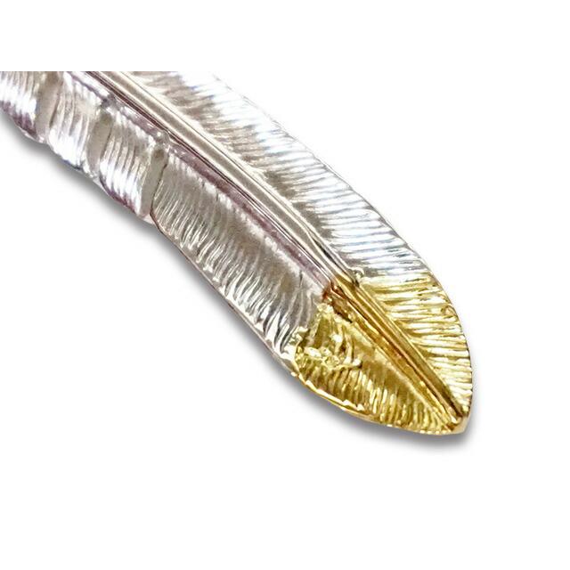 【FIRST ARROW's/ファーストアローズ】「Point K18 Medium Feather”Right”/先金ミディアムフェザー”右向き”」(P-621R)(アクセサリー/ウルフパック)の画像