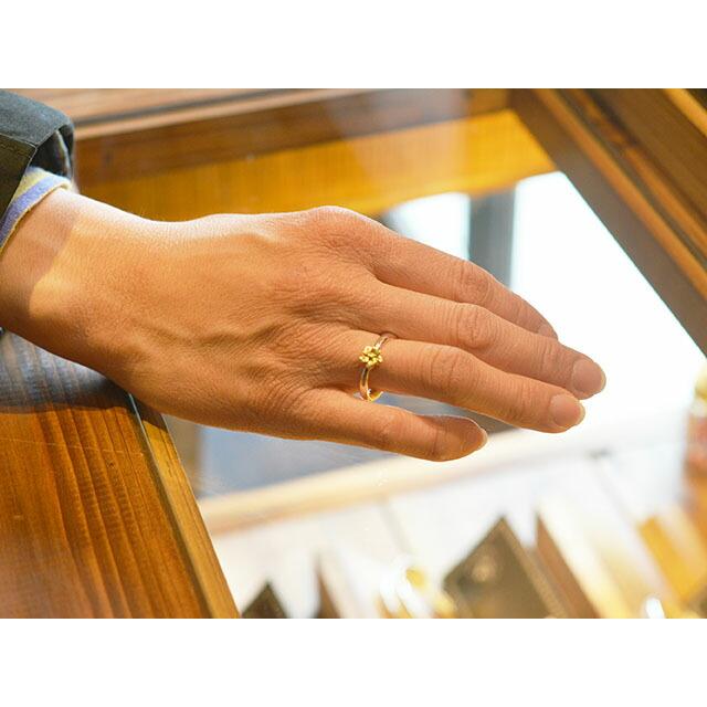 FIRST ARROW's/ファーストアローズ】「Loop Ring with K18 Small