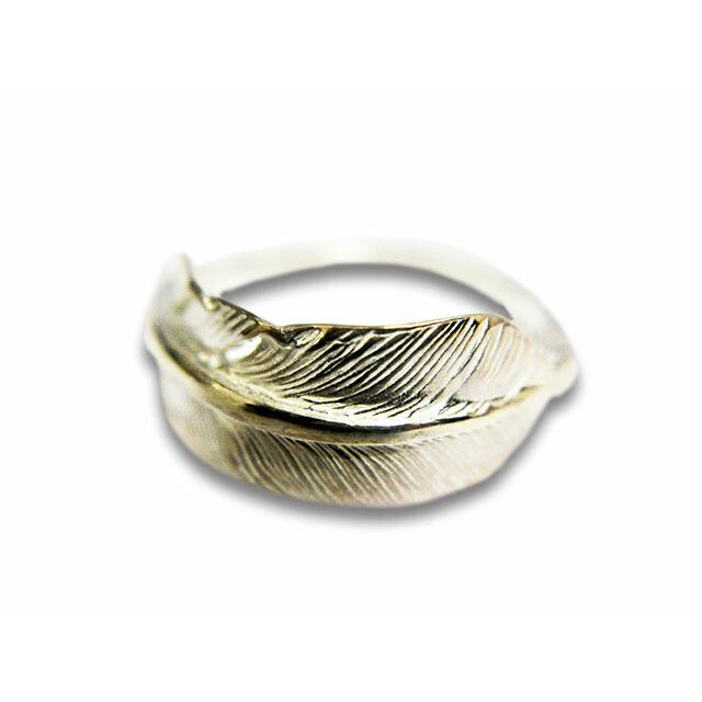 【FIRST ARROW's/ファーストアローズ】「Small Feather Ring/スモールフェザーリング」(R-092)(ネイティブ/インディアン/アクセサリー/プレゼント/ウルフパック)の画像