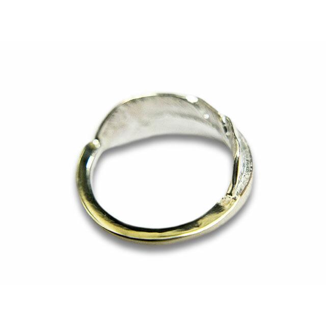 【FIRST ARROW's/ファーストアローズ】「Small Feather Ring/スモールフェザーリング」(R-092)(ネイティブ/インディアン/アクセサリー/プレゼント/ウルフパック)の画像