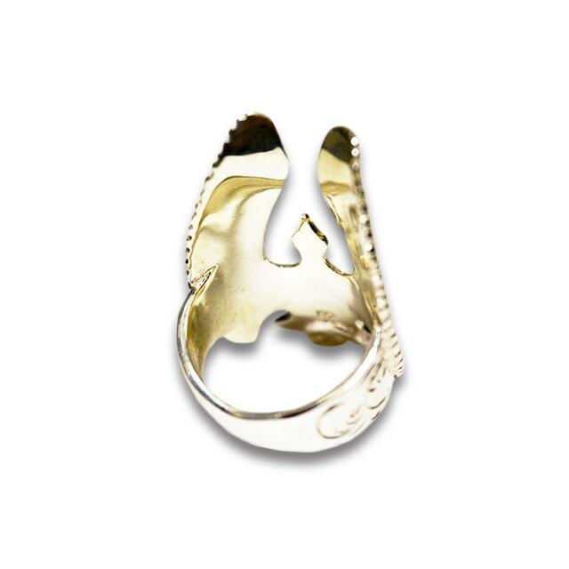 FIRST ARROW’S K18 イーグルリング FIRST ARROW's/ファーストアローズ】「Arabesque Carved Eagle Ring