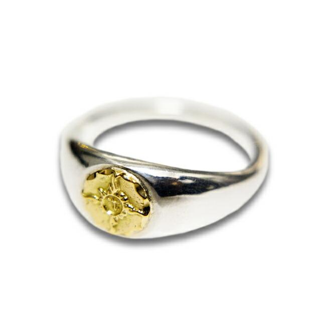 ファーストアローズ　リング　K18 印台 FIRST ARROW's/ファーストアローズ】「Oval Stamp Stand Ring