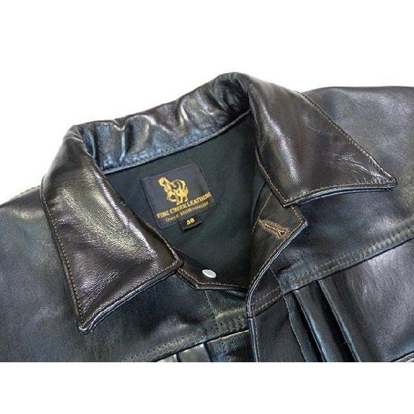 FINE CREEK LEATHERS/ファインクリークレザーズ「Leather Jacket”Salem