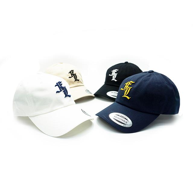 全4色【FLUTTER/フラッター】2024AW「Old English FL Logo 6Panel Cap