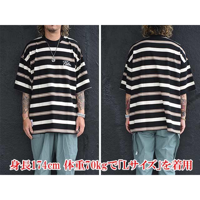 全3色【FLUTTER/フラッター】2024SS「Multi Border Big Silhouette S/S