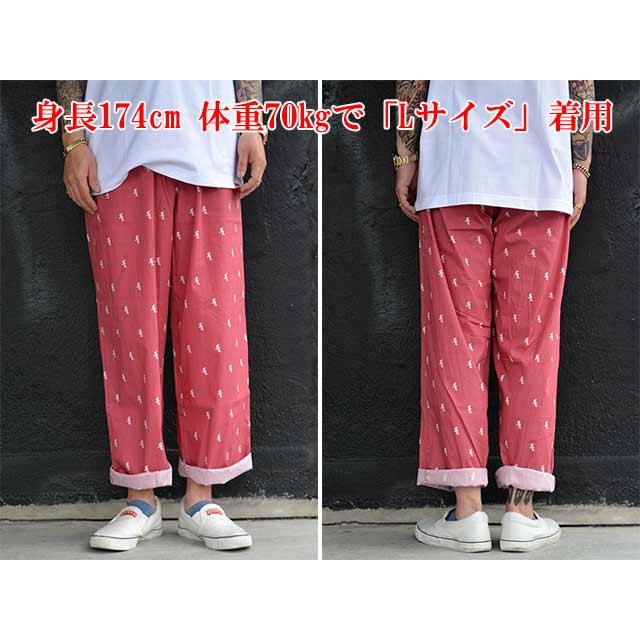 パンツ old design easy pants FLUTTER/フラッター】2025SS「Old English FL Logo Easy Pants
