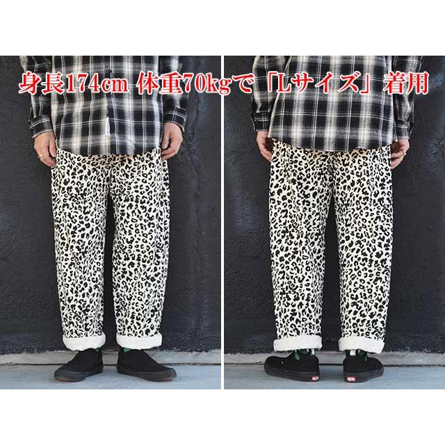 FLUTTER/フラッター】2025AW「Cotton Twill Leopard Easy Pants/ザ
