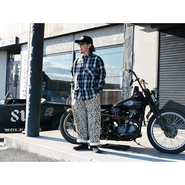 FLUTTER/フラッター】2025AW「Cotton Twill Leopard Easy Pants/ザ