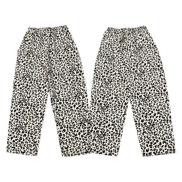 FLUTTER/フラッター】2025AW「Cotton Twill Leopard Easy Pants/ザ