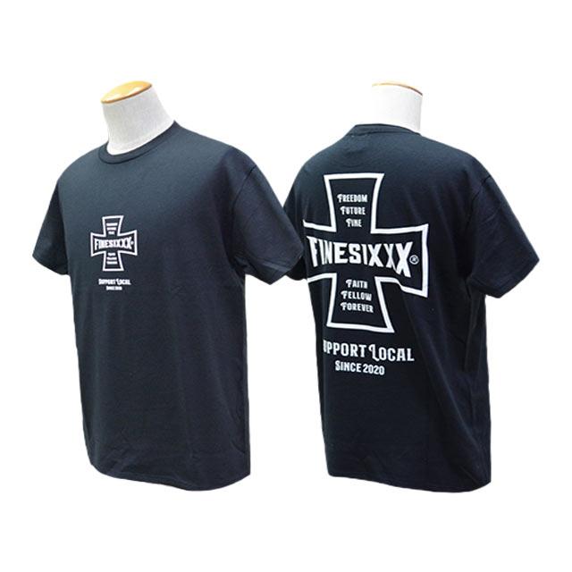 FINESIXXXX ファインシックス　Tシャツ3枚セット FINESIXXX (ファインシックス) | FINE FLAG GRAPHIC TEE [BLACK